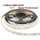 Tira LED Flexible 24V 12W/mt 60 Led/mt SMD 5050 IP20 Serie Profesional, Venta por metros
